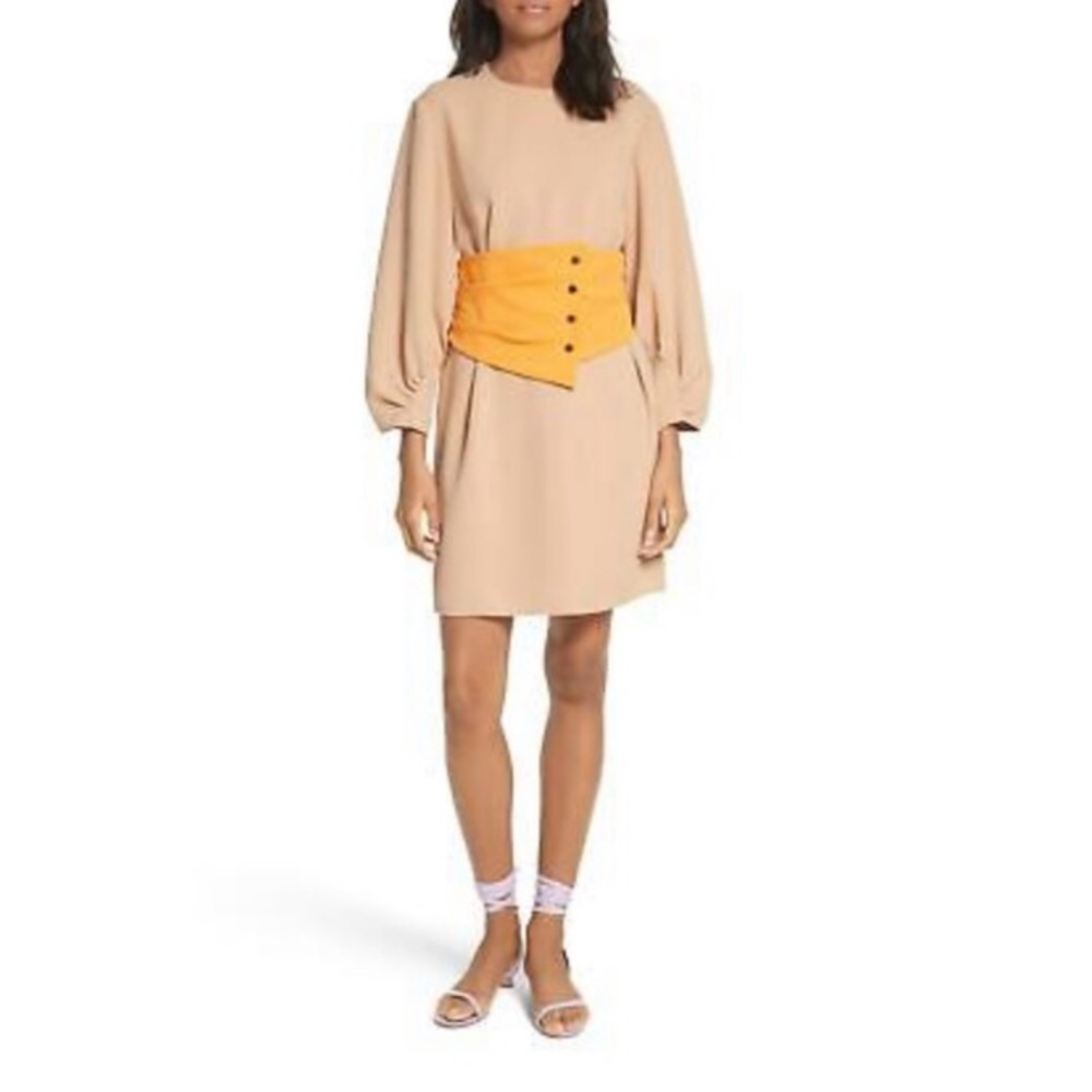 New Tibi Gingham Corset dress